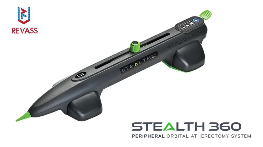 Stealth 360 Peripheral Orbital Atherectomy System is a minimally invasive, catheter-based OAS designed to facilitate crown contact with 360